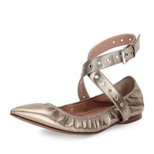 Valentino Garavani Love Latch Metallic Shoes